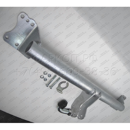 V052A GALIA Полностью оцинкованный фаркоп на Audi Q7 2006-2015, Porsche Cayenne 2002-2010, 2010-2018, Volkswagen Touareg 2002-2010, 2010-2018. Тип шара: A. Минимальная подрезка бампера. Нагрузки: 3500/140 кг, масса фаркопа 16,87 кг