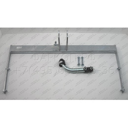 V065A GALIA Полностью оцинкованный фаркоп на Volkswagen Touran 2002-2015. Подрозетник убирается за бампер. Тип шара: A. Подрезка бампера. Нагрузки: 1800/75 кг, мас