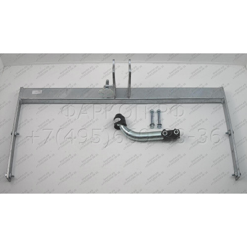 V065A GALIA Полностью оцинкованный фаркоп на Volkswagen Touran 2002-2015. Подрозетник убирается за бампер. Тип шара: A. Подрезка бампера. Нагрузки: 1800/75 кг, масса фаркопа 15,02 кг