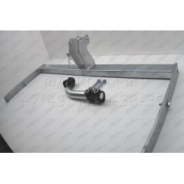 V065A GALIA Полностью оцинкованный фаркоп на Volkswagen Touran 2002-2015. Подрозетник убирается за бампер. Тип шара: A. Подрезка бампера. Нагрузки: 1800/75 кг, мас