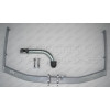 V066A GALIA Полностью оцинкованный фаркоп на Volksawgen Jetta 2005-2010, Volkswagen Golf V универсал 2007-2008, Golf VI универсал 2008-2013. Подрозетник убирается за бампер. Тип шара: A. Невидимый вырез бампера. Нагрузки: 1600/75 кг, масса фаркопа 15,12 к