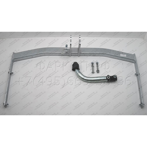 V066A GALIA Полностью оцинкованный фаркоп на Volksawgen Jetta 2005-2010, Volkswagen Golf V универсал 2007-2008, Golf VI универсал 2008-2013. Подрозетник убирается за бампер. Тип шара: A. Невидимый вырез бампера. Нагрузки: 1600/75 кг, масса фаркопа 15,12 к