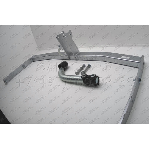 V066A GALIA Полностью оцинкованный фаркоп на Volksawgen Jetta 2005-2010, Volkswagen Golf V универсал 2007-2008, Golf VI универсал 2008-2013. Подрозетник убирается за бампер. Тип шара: A. Невидимый вырез бампера. Нагрузки: 1600/75 кг, масса фаркопа 15,12 к