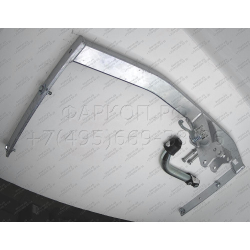 V066A GALIA Полностью оцинкованный фаркоп на Volksawgen Jetta 2005-2010, Volkswagen Golf V универсал 2007-2008, Golf VI универсал 2008-2013. Подрозетник убирается за бампер. Тип шара: A. Невидимый вырез бампера. Нагрузки: 1600/75 кг, масса фаркопа 15,12 к