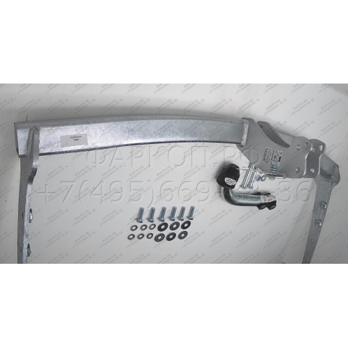 V074A GALIA Полностью оцинкованный фаркоп на Volkswagen Phaeton 2002-2016. Тип шара: A. Невидимый вырез бампера. Нагрузки: 2185/100 кг, масса фаркопа 19,77 кг