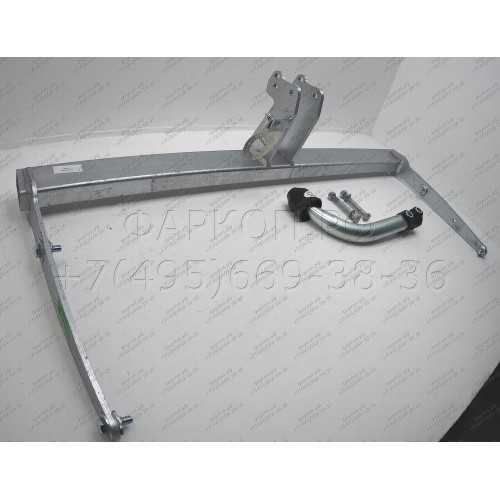 V077A GALIA Полностью оцинкованный фаркоп на Volkswagen Jetta 2010-2019. Подрозетник убирается за бампер. Тип шара: A. Невидимый вырез бампера. Нагрузки: 1800/80 кг, масса фаркопа 15,02 кг