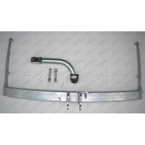 V077A GALIA Полностью оцинкованный фаркоп на Volkswagen Jetta 2010-2019. Подрозетник убирается за бампер. Тип шара: A. Невидимый вырез бампера. Нагрузки: 1800/80 кг, масса фаркопа 15,02 кг
