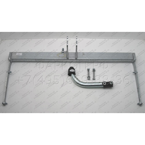 V077A GALIA Полностью оцинкованный фаркоп на Volkswagen Jetta 2010-2019. Подрозетник убирается за бампер. Тип шара: A. Невидимый вырез бампера. Нагрузки: 1800/80 кг, масса фаркопа 15,02 кг