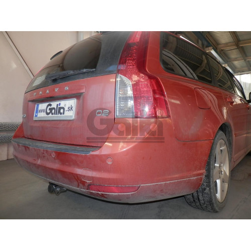 V078A GALIA Полностью оцинкованный фаркоп на Volvo S40 седан 2004-2012, Volvo V50 универсал 2004-2012. Тип шара: A. Без выреза бампера. Нагрузки: 1600/100 кг, масса фаркопа 13,52 кг