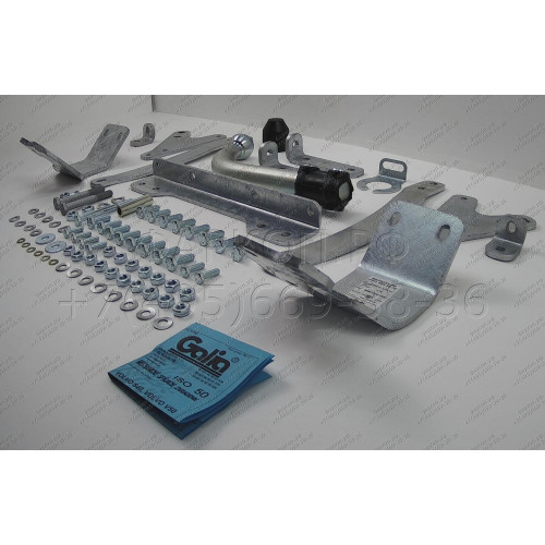 V078A GALIA Полностью оцинкованный фаркоп на Volvo S40 седан 2004-2012, Volvo V50 универсал 2004-2012. Тип шара: A. Без выреза бампера. Нагрузки: 1600/100 кг, масса фаркопа 13,52 кг