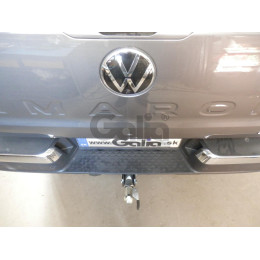 V093C GALIA Полностью оцинкованный фаркоп на Ford Ranger 2022-, Volkswagen Amarok 2022-. Тип шара: C (горизонтальный съемный). Установка без выреза бампера. Нагрузки