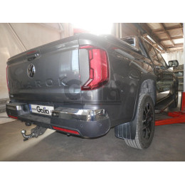 V093C GALIA Полностью оцинкованный фаркоп на Ford Ranger 2022-, Volkswagen Amarok 2022-. Тип шара: C (горизонтальный съемный). Установка без выреза бампера. Нагрузки