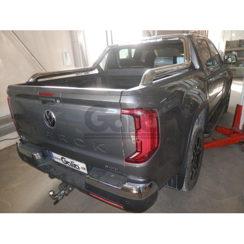 V093C GALIA Полностью оцинкованный фаркоп на Ford Ranger 2022-, Volkswagen Amarok 2022-. Тип шара: C (горизонтальный съемный). Установка без выреза бампера. Нагрузки: 3500/210 кг, масса фаркопа 25,17 кг