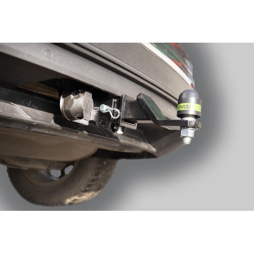 V123-E Лидер-плюс ТСУ для Volkswagen Tiguan 2007-2016, 2016-2024 без выреза бампера. Тип шара: E. Нагрузки: 1300/100 кг, масса фаркопа 18 кг (без электрики в комплекте)