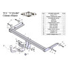 V125-BA TAVIALS ТСУ для Volkswagen Polo седан 2010-2020, Polo лифтбек 2020-2022, Skoda Rapid лифтбек 2012-2020, 2020-2022. Требуется подрезка бампера. Тип шара: C (оцинкованный, съемный). Нагрузки: 1300/75 кг, масса фаркопа 15,72 кг (без электрики в компл