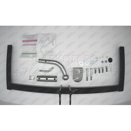 V125-BA TAVIALS ТСУ для Volkswagen Polo седан 2010-2020, Polo лифтбек 2020-2022, Skoda Rapid лифтбек 2012-2020, 2020-2022. Требуется подрезка бампера. Тип шара: C (оцинкованный, съемный). Нагрузки: 1300/75 кг, масса фаркопа 15,72 кг (без электрики в компл