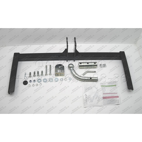 V125-BA TAVIALS ТСУ для Volkswagen Polo седан 2010-2020, Polo лифтбек 2020-2022, Skoda Rapid лифтбек 2012-2020, 2020-2022. Требуется подрезка бампера. Тип шара: C (оцинкованный, съемный). Нагрузки: 1300/75 кг, масса фаркопа 15,72 кг (без электрики в компл