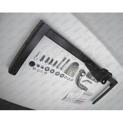 V125-BA TAVIALS ТСУ для Volkswagen Polo седан 2010-2020, Polo лифтбек 2020-2022, Skoda Rapid лифтбек 2012-2020, 2020-2022. Требуется подрезка бампера. Тип шара: C (оцинкованный, съемный). Нагрузки: 1300/75 кг, масса фаркопа 15,72 кг (без электрики в компл