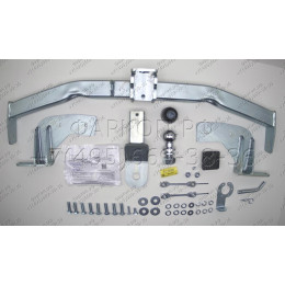 ZC102E ZINCAR Полностью оцинкованный фаркоп на Changan CS95 2023- без выреза в бампере. Тип шара: E. Нагрузки 1500/75 кг, масса фаркопа 21,4 кг (без электрики в ко