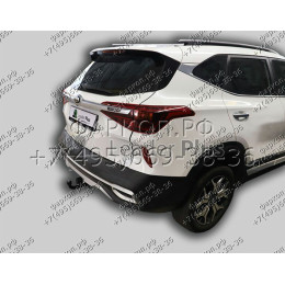 K131-A Лидер-плюс ТСУ для Kia Seltos 2020-2022, 2024- без выреза бампера. Нагрузки: 1300/75 кг, масса фаркопа 13,5 кг (без электрики в комплекте)