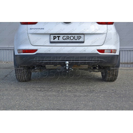 KSG-16-991122.00 PT GROUP Фаркоп на Hyundai Tucson 2015-2021, Kia Sportage 2016-2022 без подрезки бампера. Тип шара: E (легкосъемный шар под квадрат). Нагрузки: 2500/80 кг, масса ф