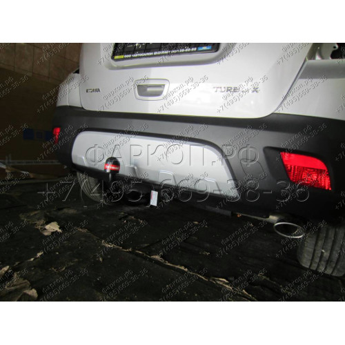 1183-A ORIS Фаркоп на Opel Mokka 2012-2019, Chevrolet Tracker 2013-2015. Необходима подрезка бампера. Тип шара: A. Нагрузки: 1200/75 кг, масса фаркопа 19,8 кг (без электрики в комплекте)