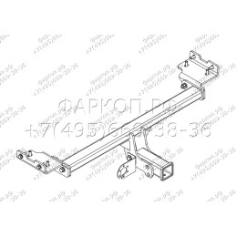 HY 22B AVTOS Фаркоп на Hyundai ix35 2010-2015, Kia Sportage 2010-2015 без снятия и подрезки бампера. Тип шара: E. Нагрузки: 2000/100 кг, масса фаркопа 15 кг (без электрики в ко