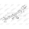HY 22B AVTOS Фаркоп на Hyundai ix35 2010-2015, Kia Sportage 2010-2015 без снятия и подрезки бампера. Тип шара: E. Нагрузки: 2000/100 кг, масса фаркопа 15 кг (без электрики в комплекте)