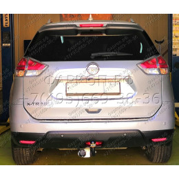 NS 27 AVTOS Фаркоп на Nissan X-Trail T32 2015-2022 без выреза в бампере. Тип шара: A. Нагрузки: 2000/100 кг, масса фаркопа 18 кг (без электрики в комплекте)