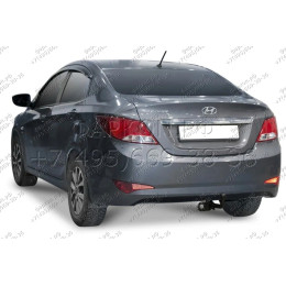 F.2313.001 BERG Фаркоп на Hyundai Solaris 2011-2017, Kia Rio 2011-2017. Требуется подрезка бампера. Тип шара: A. Нагрузки: 1200/75 кг, масса фаркопа 16 кг (без электрики в ком