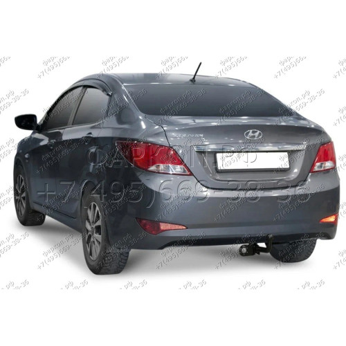F.2313.001 BERG Фаркоп на Hyundai Solaris 2011-2017, Kia Rio 2011-2017. Требуется подрезка бампера. Тип шара: A. Нагрузки: 1200/75 кг, масса фаркопа 16 кг (без электрики в комплекте)