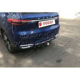 8140 Трейлер Фаркоп для Haval F7 2019-2024, Haval F7x 2019-2024 без снятия и подрезки бампера. Тип шара: A. Нагрузки: 1200/60 кг, масса фаркопа 18,15 кг (без электрики в 