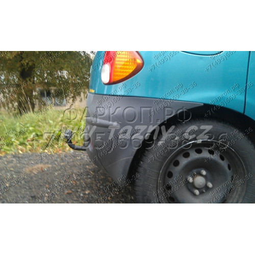 F-110 STEINHOF Фаркоп на FIAT Multipla 1999-2004 (без снятия и подрезки бампера), FIAT Multipla 2004-2010 (требуется подрезка бампера). Тип шара: A. Нагрузки: 1300/70 кг, масса фаркопа 15,9 кг (без электрики в комплекте)