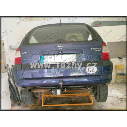 O-220 STEINHOF Фаркоп на Opel Vectra B универсал 1996-08/1998, 08/1998-2003 без снятия и подрезки бампера. Тип шара: H (сварное крепление шара). Нагрузки: 1700/75 кг, масс