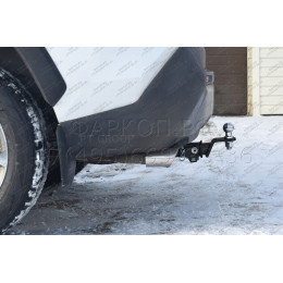 TRV-19-991122.00 PT GROUP Фаркоп на Toyota RAV4 2019-2025, Suzuki Across 2020-2025 без подрезки бампера. Тип шара: E (легкосъемный шар под квадрат). Нагрузки: 2100/60 кг, масса фа