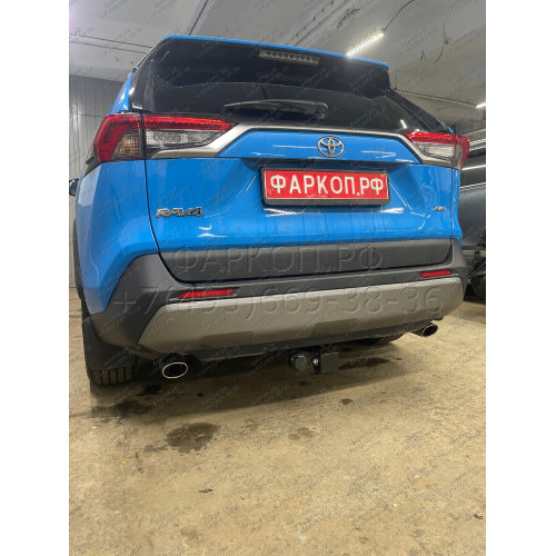 TRV-19-991122.00 PT GROUP Фаркоп на Toyota RAV4 2019-2025, Suzuki Across 2020-2025 без подрезки бампера. Тип шара: E (легкосъемный шар под квадрат). Нагрузки: 2100/60 кг, масса фаркопа 17,1 кг (без электрики в комплекте)