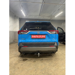 TRV-19-991122.00 PT GROUP Фаркоп на Toyota RAV4 2019-2025, Suzuki Across 2020-2025 без подрезки бампера. Тип шара: E (легкосъемный шар под квадрат). Нагрузки: 2100/60 кг, масса фа