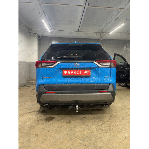 TRV-19-991122.00 PT GROUP Фаркоп на Toyota RAV4 2019-2025, Suzuki Across 2020-2025 без подрезки бампера. Тип шара: E (легкосъемный шар под квадрат). Нагрузки: 2100/60 кг, масса фаркопа 17,1 кг (без электрики в комплекте)