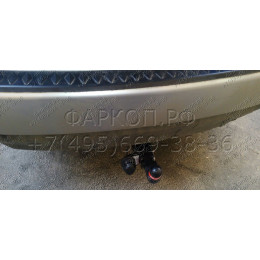 4165-E ORIS Фаркоп на Mitsubishi Outlander XL7 2007-2012, Peugeot 4007 2007-2012, Citroen C-Crosser 2007-2012 без выреза в бампере. Тип шара: E. Нагрузки: 1500/50 кг, масса фаркопа 25,15 кг (без 