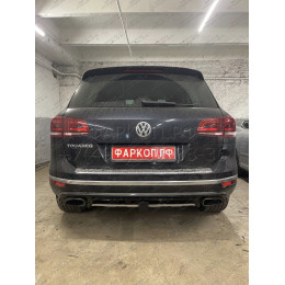 PCA-02-991122.00 PT GROUP Фаркоп на Volkswagen Touareg 2002-2018, Porsche Cayenne 2002-2017. Тип шара: E (легкосъемный шар под квадрат). Нагрузки: 3500/150 кг, масса фаркопа 17,4 кг (без 