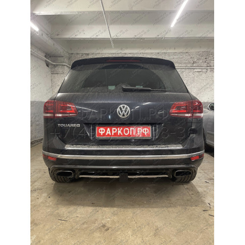 PCA-02-991122.00 PT GROUP Фаркоп на Volkswagen Touareg 2002-2018, Porsche Cayenne 2002-2017. Тип шара: E (легкосъемный шар под квадрат). Нагрузки: 3500/150 кг, масса фаркопа 17,4 кг (без электрики в комплекте)