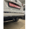PCA-02-991122.00 PT GROUP Фаркоп на Volkswagen Touareg 2002-2018, Porsche Cayenne 2002-2017. Тип шара: E (легкосъемный шар под квадрат). Нагрузки: 3500/150 кг, масса фаркопа 17,4 кг (без электрики в комплекте)