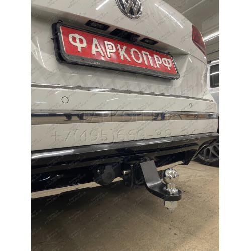PCA-02-991122.00 PT GROUP Фаркоп на Volkswagen Touareg 2002-2018, Porsche Cayenne 2002-2017. Тип шара: E (легкосъемный шар под квадрат). Нагрузки: 3500/150 кг, масса фаркопа 17,4 кг (без электрики в комплекте)