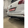 PCA-02-991122.00 PT GROUP Фаркоп на Volkswagen Touareg 2002-2018, Porsche Cayenne 2002-2017. Тип шара: E (легкосъемный шар под квадрат). Нагрузки: 3500/150 кг, масса фаркопа 17,4 кг (без электрики в комплекте)