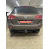PCA-02-991122.00 PT GROUP Фаркоп на Volkswagen Touareg 2002-2018, Porsche Cayenne 2002-2017. Тип шара: E (легкосъемный шар под квадрат). Нагрузки: 3500/150 кг, масса фаркопа 17,4 кг (без электрики в комплекте)