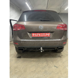PCA-02-991122.00 PT GROUP Фаркоп на Volkswagen Touareg 2002-2018, Porsche Cayenne 2002-2017. Тип шара: E (легкосъемный шар под квадрат). Нагрузки: 3500/150 кг, масса фаркопа 17,4 кг (без 