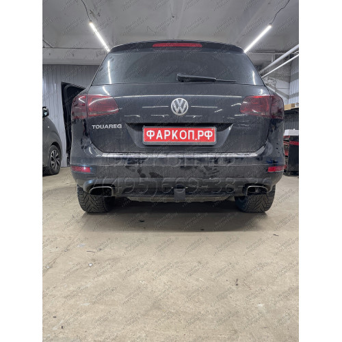 PCA-02-991122.00 PT GROUP Фаркоп на Volkswagen Touareg 2002-2018, Porsche Cayenne 2002-2017. Тип шара: E (легкосъемный шар под квадрат). Нагрузки: 3500/150 кг, масса фаркопа 17,4 кг (без электрики в комплекте)