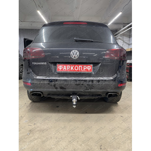 PCA-02-991122.00 PT GROUP Фаркоп на Volkswagen Touareg 2002-2018, Porsche Cayenne 2002-2017. Тип шара: E (легкосъемный шар под квадрат). Нагрузки: 3500/150 кг, масса фаркопа 17,4 кг (без электрики в комплекте)