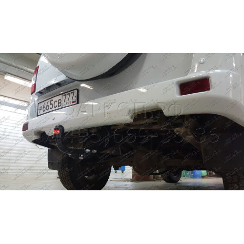 6508-A ORIS Фаркоп на UAZ 3159, 3160, 3162, 3163 Patriot 4x4 1994-2015, 2015- без подрезки бампера. Тип шара: A. Нагрузки: 1500/75 кг, масса фаркопа 13,3 кг (без электрики в комплекте)