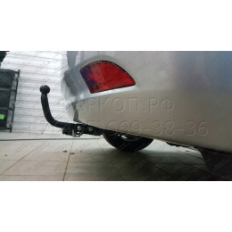 K110-A Лидер-плюс ТСУ для Kia Ceed хетчбек 2007-2012, Hyundai i30 хетчбек 2007-2012 без снятия и выреза бампера. Нагрузки: 1200/75 кг, масса фаркопа 14,08 кг (без электр